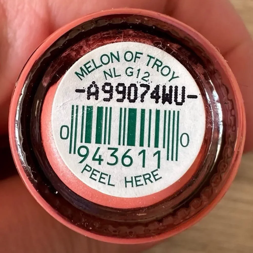 OPI Nail Lacquer NL G12 Melon Of Troy Greek Isles Collection Vintage 2004